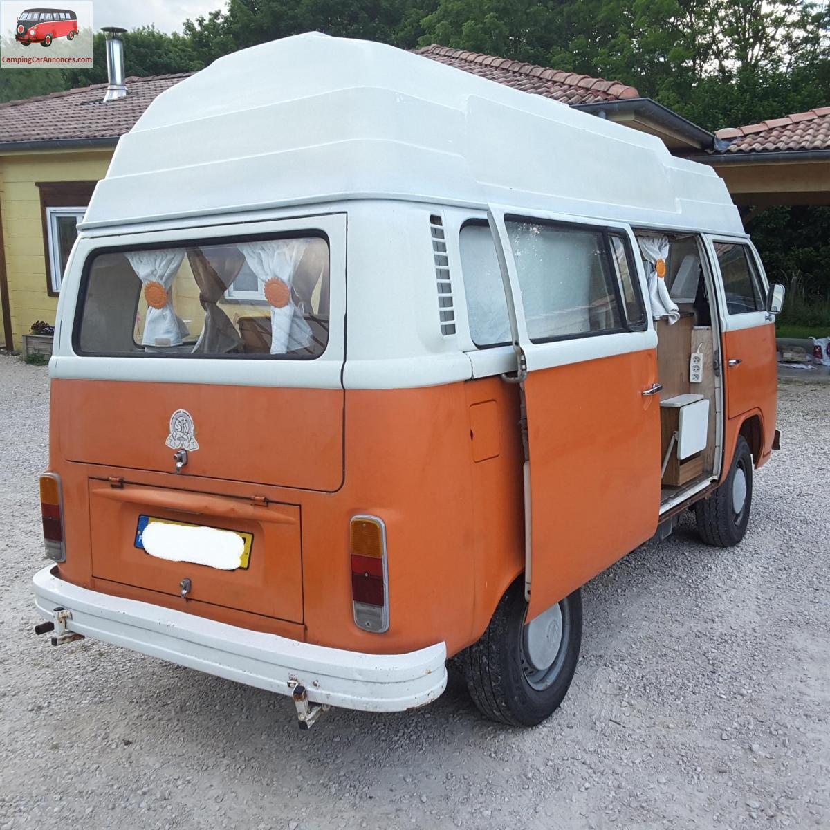 Van Volkswagen Combi Occasion Fourgon COMBI VOLKSWAGEN T2 MODÈLE WESTFALIA Rhône-Alpes Ardèche
